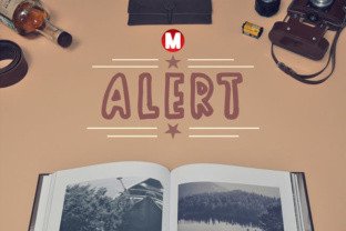 Alert: A Bold Statement in Display Typography