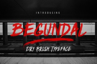 Begundal: A Dry Brush Font That Adds Character to Digital Design