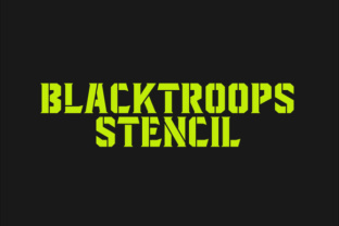 Blacktroops Stencil for Web Design: A Typographic Upgrade