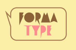 Forma Type: A Playful Font for Editorial Design