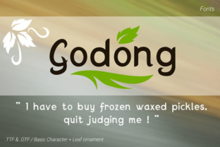 Godong: A Display Font That Elevates Campaigns
