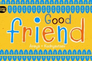 Goodfriend: A Playful Display Font for Digital Design