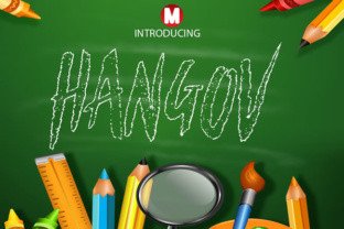 Hangov: A Modern Typeface for Crafters and Product Creators