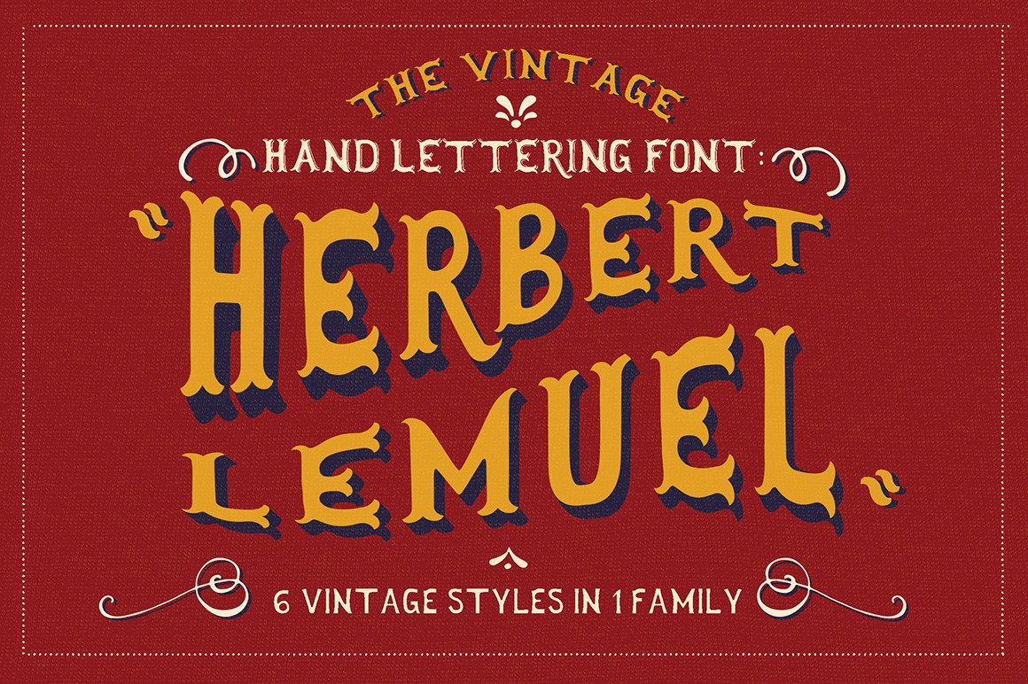 Herbert Lemuel: A Vintage Font for Timeless Branding