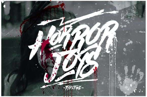 Horror Joys: A Unique Display Font for Editorial Design