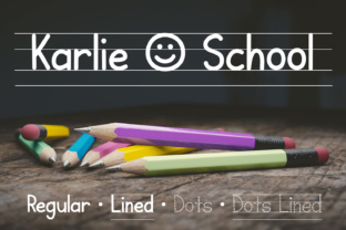 Karlie School: A Beautiful Font for Handmade Creators