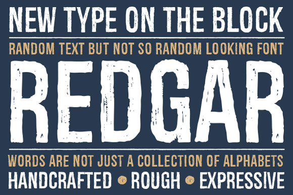 Redgar: A Versatile Display Font for Modern Web Design