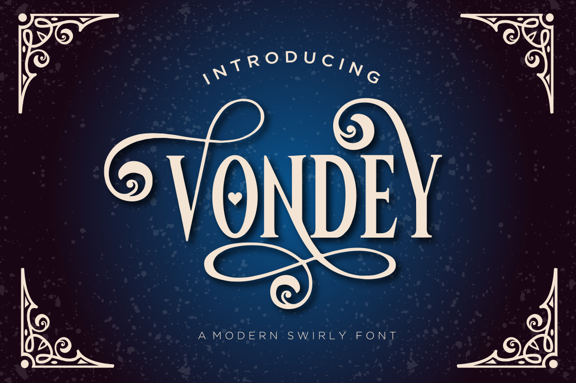 Vondey: A Font That Speaks to the Heart of Your Craft